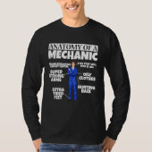 Diesel Engineer auto bevestiging anatomie van een  T-shirt (Voorkant)