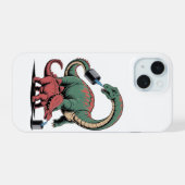 Diesel Feesttijd iPhone 15 Case (Achterkant horizontaal)