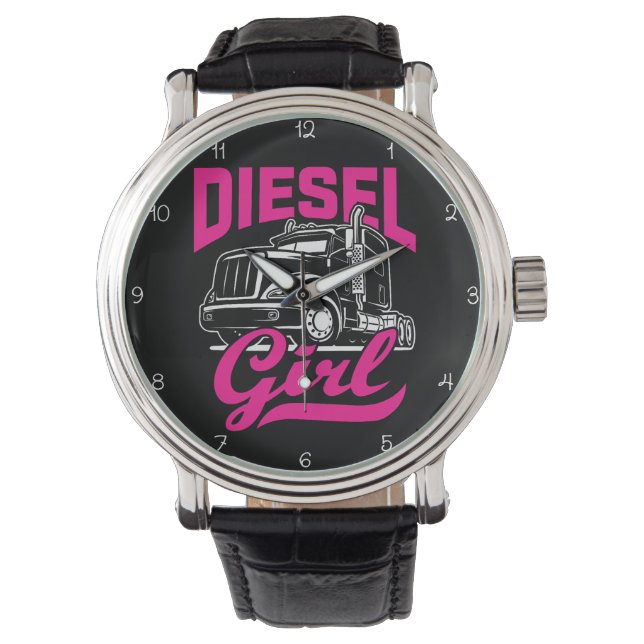 Diesel Girl: Trucking with Power Horloge (Voorkant)