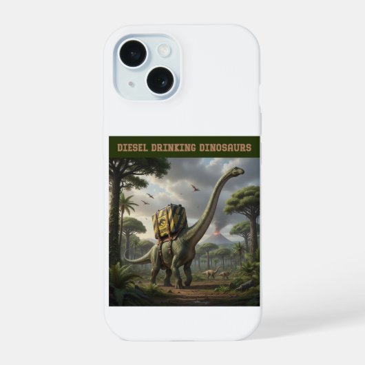 Diesel halen iPhone 15 case (Achterkant)