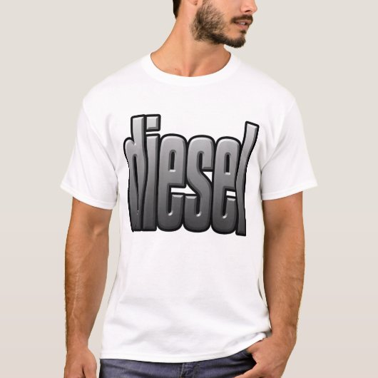 DIESEL. harde kern, kracht. tough. spierweefsel. T-shirt (Voorkant)
