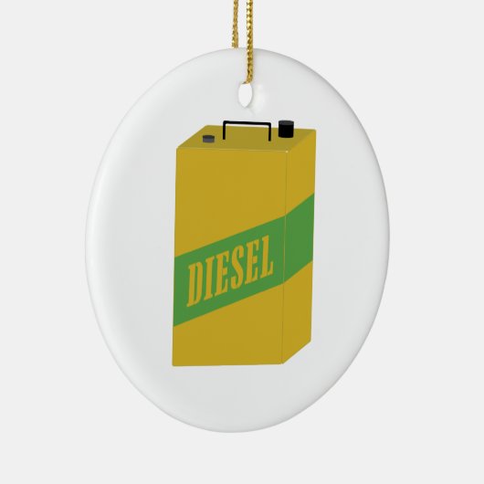 Diesel kan keramisch ornament (Rechts)