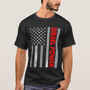 Diesel Kracht Vs Vlag Truck Turbo Brothers Monteur T-shirt