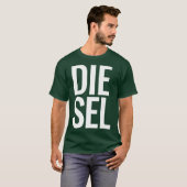 Diesel Large Text Diesels Trucks Roll Coal Power T-shirt (Voorkant volledig)