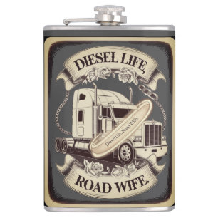 Diesel Leven...Weg Vrouw Heupfles
