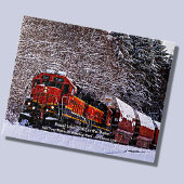 Diesel Loco 2361 in de sneeuw - Naam toevoegen Legpuzzel