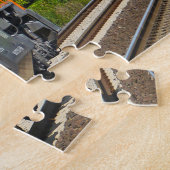 Diesel locomotief Maine. Legpuzzel (Zijkant)