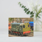 Diesel Locomotive Briefkaart (Staand voorkant)