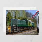 Diesel Locomotive Briefkaart (Voorkant / Achterkant)