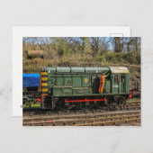 Diesel Locomotive Briefkaart (Voorkant / Achterkant)