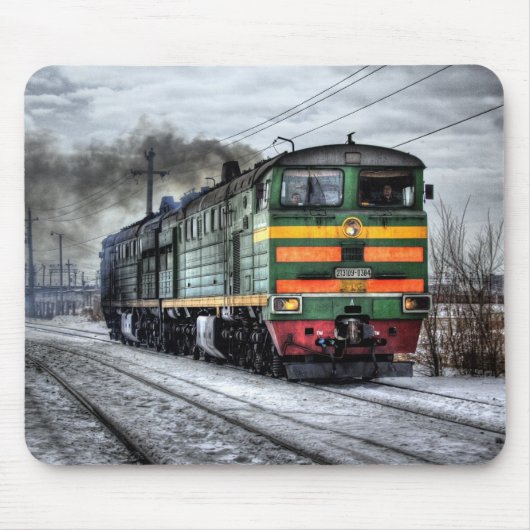Diesel Locomotive Gifts for Train Lovers Muismat (Voorkant)