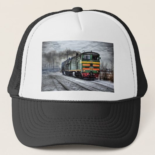 Diesel Locomotive Gifts for Train Lovers Trucker Pet (Voorkant)