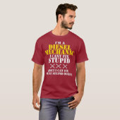 Diesel Mechanic Cant Fix Stomme Shirt Funny (Voorkant volledig)