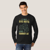 Diesel Mechanic Car Fixing I like Big Nuts Auto re T-shirt (Voorkant volledig)