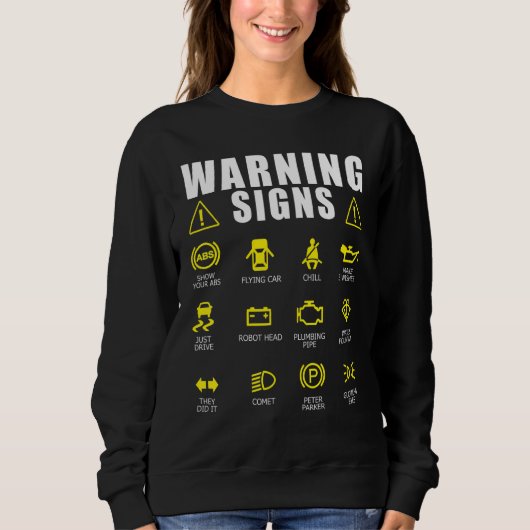 Diesel Mechanic Car Fixing Warning Sigings Auto Re Trui (Voorkant)