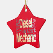 Diesel Mechanic Extraordinaire Keramisch Ornament (Links)