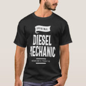 Diesel Mechanic Gift Funny Job Title Professional T-shirt (Voorkant)