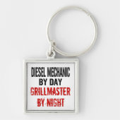 Diesel Mechanic Grillmaster Sleutelhanger (Voorkant)