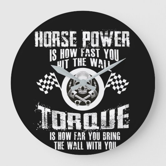 Diesel Mechanic Hoe ver kom je met de muur? Grote Klok (Voorkant)