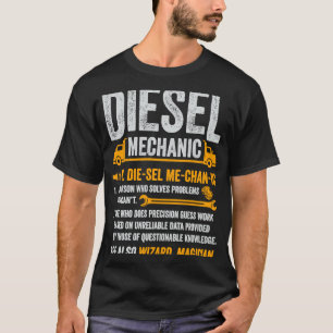 Diesel Mechanic Trucker Semi Truck Driver Definit T-shirt