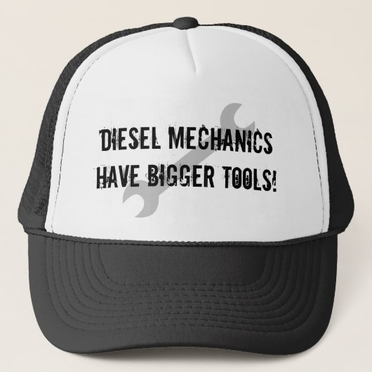 Diesel Mechanics hebben grotere gereedschappen! Trucker Pet (Voorkant)