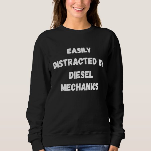 Diesel Mechanics Student gemakkelijk verstoord doo Trui (Voorkant)