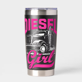 Diesel Meisje Geïsoleerde Drinkbeker