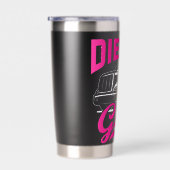 Diesel Meisje Geïsoleerde Drinkbeker (Rechts)