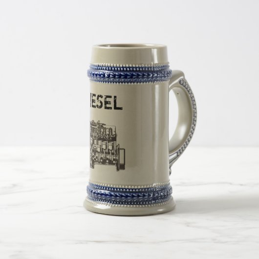 Diesel Mercedes Stein Bierpul (Voorkant rechts)