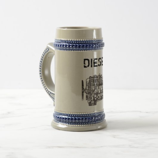 Diesel Mercedes Stein Bierpul (Voorkant links)