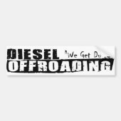Diesel Offroading Bumpersticker (Voorkant)