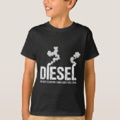 Diesel omdat elektrische niet kan rollen kolenvrac t-shirt (Voorkant)