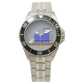 Diesel op rangeerterrein horloge