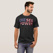 Diesel Power Truck Gift voor mannen T-shirt (Voorkant volledig)