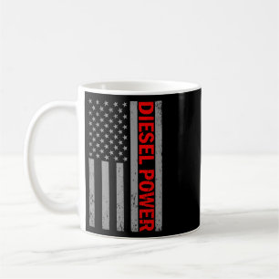 Diesel Power Usa Vlag Truck Turbo Brothers Mechani Koffiemok