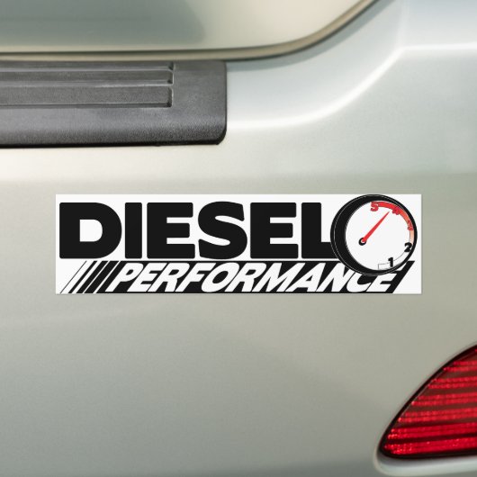 Diesel Preformance Bumpersticker (Op auto)