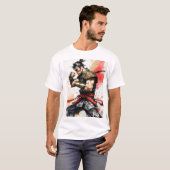 "Diesel-Punk Samurai Showdown" T-shirt (Voorkant volledig)