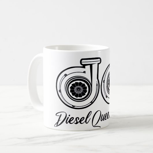 Diesel Queen Logo Mok (Voorkant links)