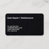 Diesel Reparaties Mechanische Premium Visitekaartje (Achterkant)