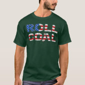 Diesel Roll Coal USA Flag Turbo Diesels Power T-shirt (Voorkant)