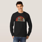 Diesel Rolling Coal Retro Funny Diesel Engine Dies T-shirt (Voorkant volledig)