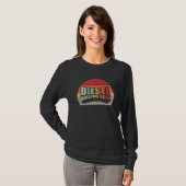 Diesel Rolling Coal Retro Funny Diesel Engine Dies T-shirt (Voorkant volledig)