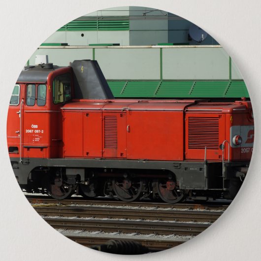 Diesel Shunter 2067 097-2 Ronde Button 6,0 Cm (Voorkant)
