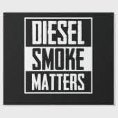 DIESEL SMOKE MATTERS Diesel Truck Roll Coal Cadeaupapier (Vlak)