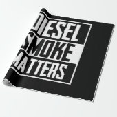 DIESEL SMOKE MATTERS Diesel Truck Roll Coal Cadeaupapier (Uitgerold)