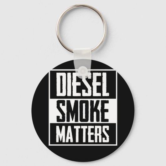 DIESEL SMOKE MATTERS Diesel Truck Roll Coal Sleutelhanger (Voorkant)