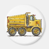 Diesel tandem dump vrachtwagen constructie magnete magneet (Voorkant)