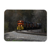 Diesel Train Engine Rounding Bend Souvenir Fridge Magneet (Horizontaal)