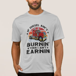 Diesel Trucker Big Rig Semi-Trailer Truck Driver T-shirt