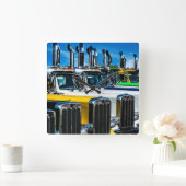 Diesel Trucks Vierkante Klok (Huis)